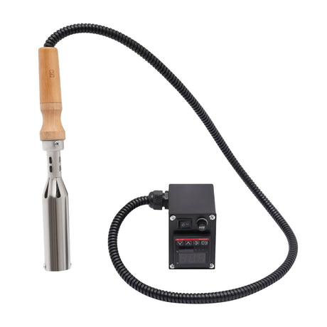 MooneHived 300W Electric Branding Iron with Adjustable Temperature and Digital Display for Wood and Crafts MooneHived