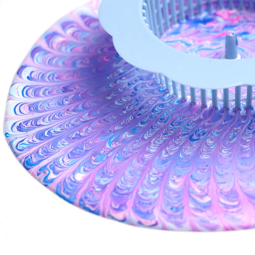 Acrylic Pouring Strainers, Angela&Alex 5 PCS Flow Painting Tools Christmas DIY Kits Drawing Sets Flower Strainers Plastic Silicone Drain Basket Angela&Alex