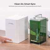 xTool F1 Desktop Smoke Air Purifier, Fume Extractor with 3-layer filtration, Hepa Portable Air Purifier for xTool F1 Laser Engraver only, Air xTool