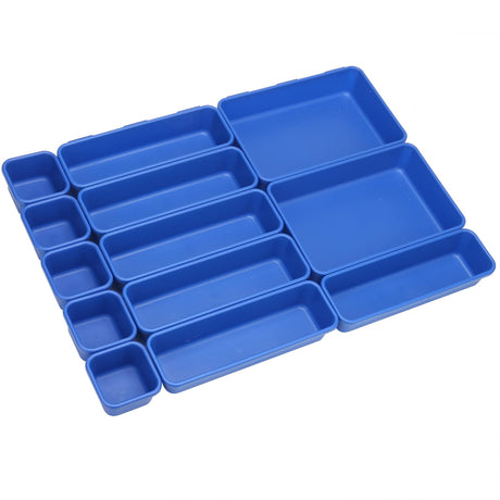 42 Pack Tool Box Organizer Tool Tray Dividers, Rolling Tool Chest Cart Cabinet Workbench Desk Drawer Organization and Storage for Hardware, Parts, KeFanta
