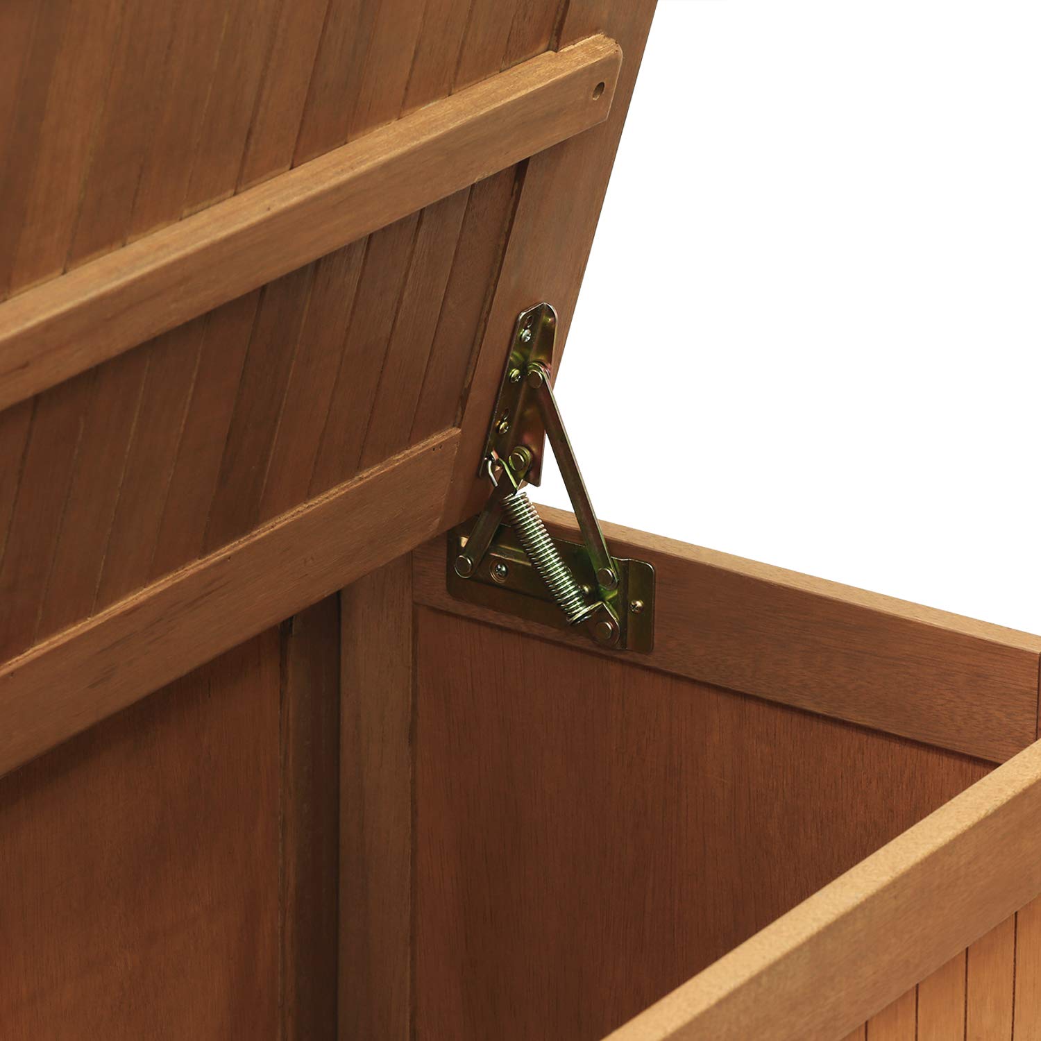 Furinno Dalam Outdoor Hardwood Storage Deck Box, Natural Furinno