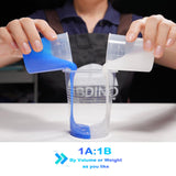 BBDINO Silicone Mold Making Kit,Liquid Silicone for Mold Making 30A, Translucent High Strength Silicone Rubber Mold Making Kit,1A:1B Ideal for BBDINO