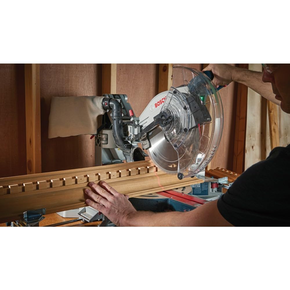 BOSCH GCM18V-12GDCN PROFACTOR™ 18V 12 In. Dual-Bevel Glide Miter Saw (Bare Tool)