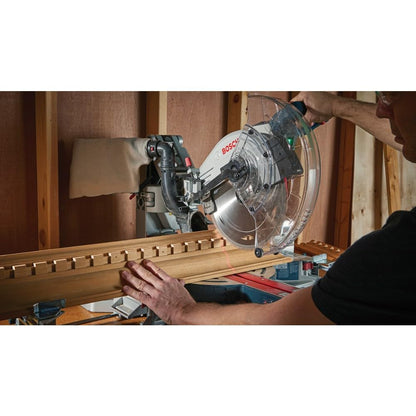 BOSCH GCM18V-12GDCN PROFACTOR™ 18V 12 In. Dual-Bevel Glide Miter Saw (Bare Tool)