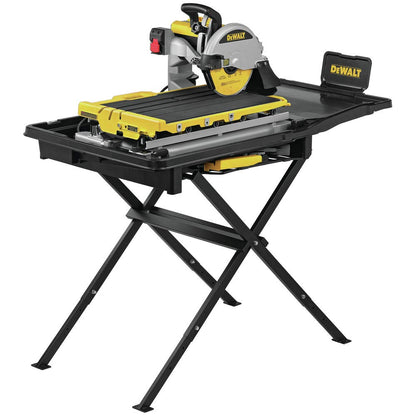 DEWALT Wet Tile Saw with Stand, 10 Inch, 15-Amp, 1,220 MWO, Corded (D36000S)