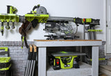 RYOBI ONE+ HP 18V Brushless Cordless 10 in. Sliding Compound Miter Saw Kit with 4.0 Ah HIGH PERFORMANCE Battery and Charger Ryobi