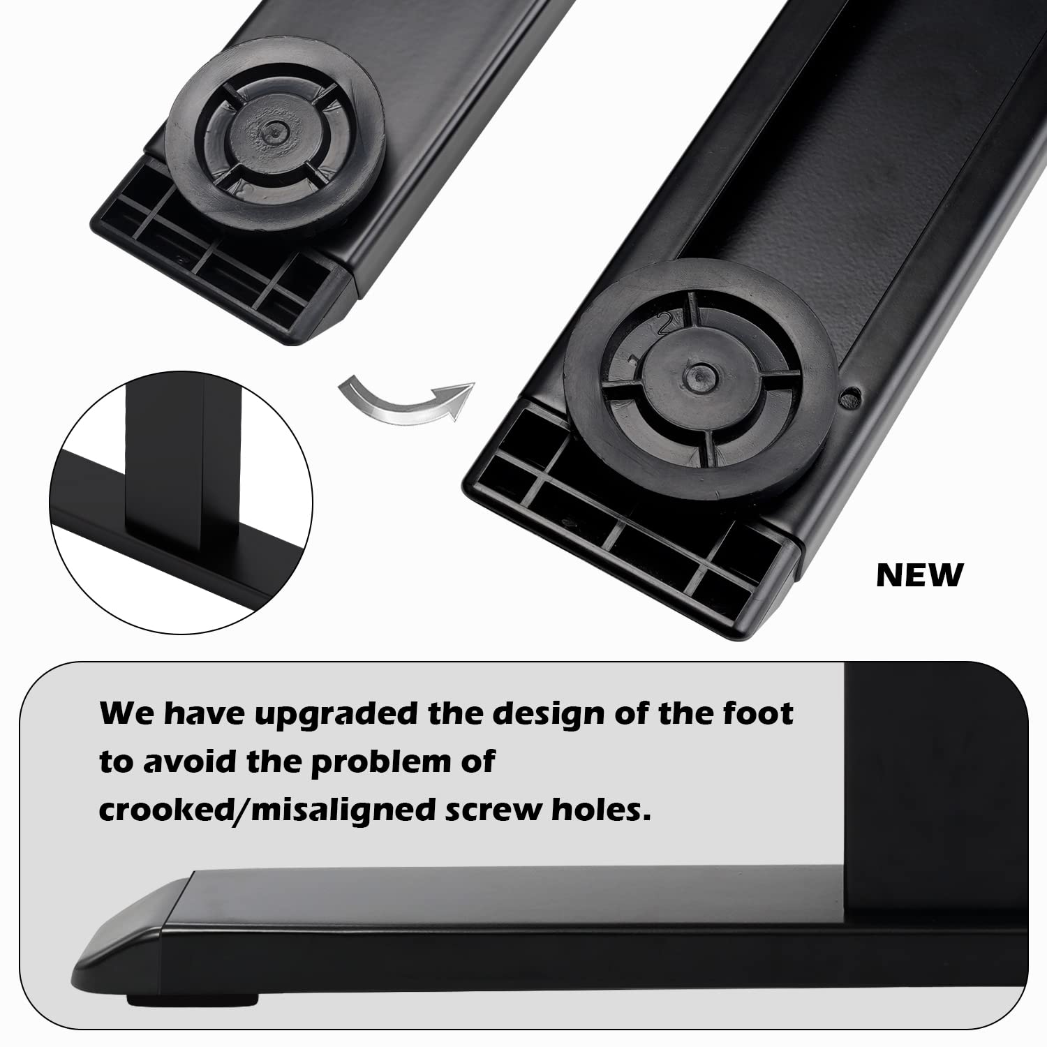 TOPSKY Dual Motor Electric Adjustable Standing Computer Desk for Home and Office (Black Frame only) TOPSKY