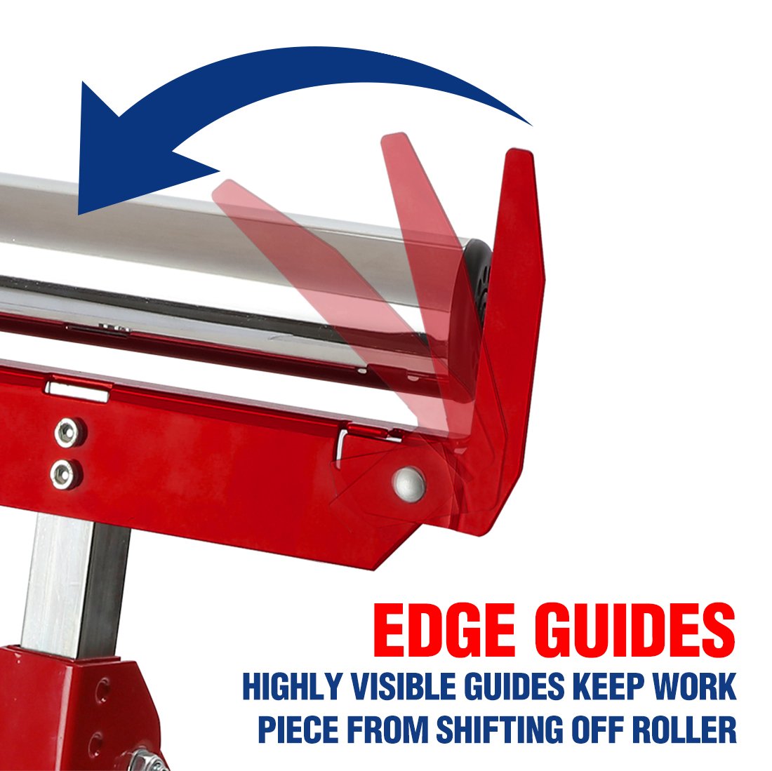 WORKPRO Folding Roller Stand Height Adjustable, Heavy Duty 250 LB Load Capacity, Outfeed Woodworking WORKPRO