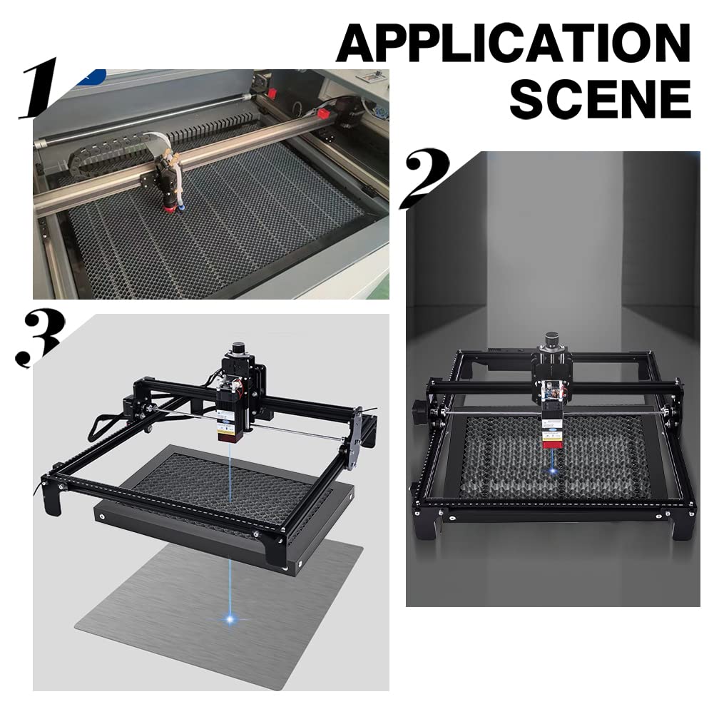 BENECREAT Honeycomb Working Table, 11.8x7.8x0.8inch Iron Laser Engraver Accessories for Fast Heat Dissipation and Desktop-Protecting - WoodArtSupply