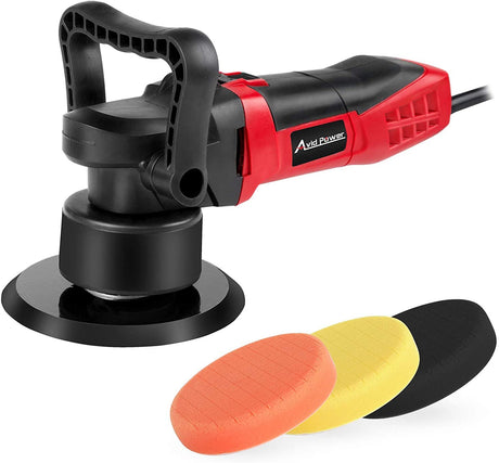 AVID POWER Buffer Polisher, 6-inch Dual Action/DA Polisher for Car Detailing, Random Orbital Car Buffer Polisher Waxer Kit with Variable Speed & 3 AVID POWER