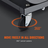 VEVOR Rolling Creeper Garage/Shop Seat, 250 LBS Capacity Padded Rolling Workshop Stool with Tool Tray Storage, Mechanic Stool for Garage, Shop, Auto VEVOR