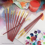 Royal Brush Manufacturing Royal and Langnickel Zip N' Close 12-Piece Brush Set, Firm White Bristle Royal Brush Manufacturing Company