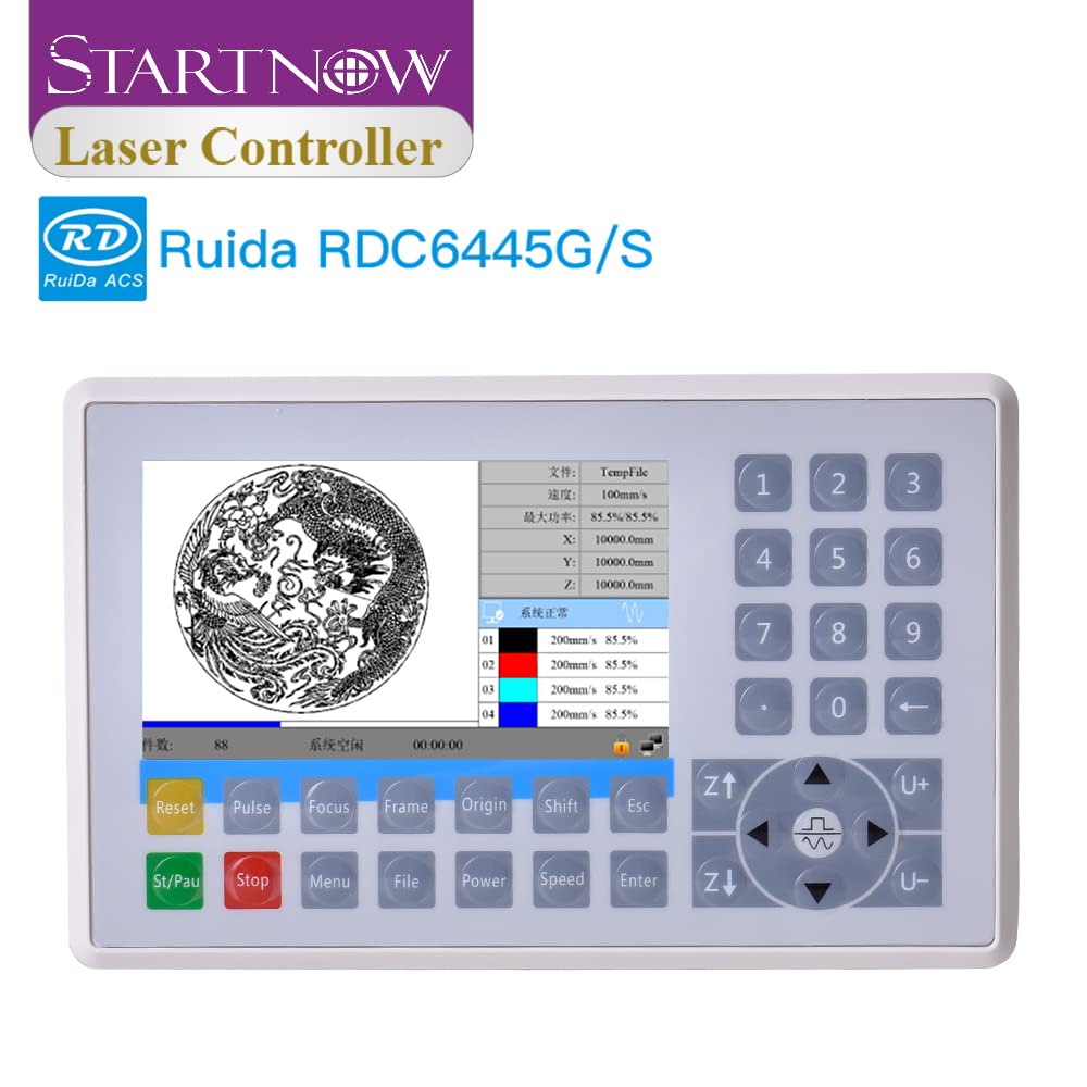 Ruida RDC6445G CO2 Laser Controller Board Upgrade RDC6442 for CNC Laser Engraving Cutting Control System RDC6445GT5 RDC6445S (Ruida RDC6445S) STARTNOW