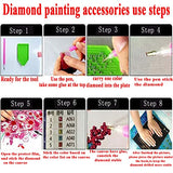 Diamond Painting Accessories & Art Tool Supplies-60PCS Diamond Painting Glue Clay-DIY Embroidery Wax Tacky Kit-Glue Dot Clay Paint Pen for Craft 5D Top2Stands