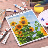 Kalour Acrylic Paint Set 56 pcs,Painting Supplies with 24 Acrylic Paint,16 Sheets Acrylic Pad,Painting Brushes,Canvas,Palette,Easel - Art Craft KALOUR