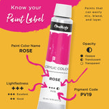 Chalkola Acrylic Paint Set for Adults & Kids - 56 Pcs Canvas Painting Kit with 32 Paints (22ml), 10 Brushes, 10 Canvases, Tabletop Easel, Palette, Chalkola