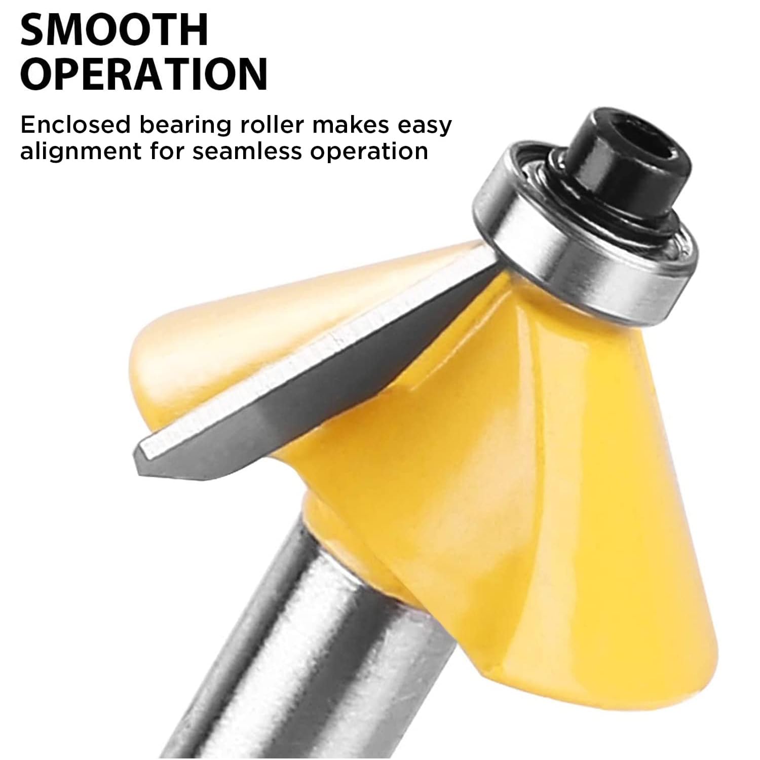 TOTOWOOD Router Bit Set ,Tungsten Carbide Router Bits Set 1/4 Shank,35 Piece Router Bit Kit for DIY, Woodworking Project,American Router Bit Set with Totowood