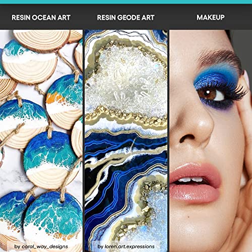 MEYSPRING Mermaid Dust Mica Powder for Epoxy Resin - 50 Grams - Great for  Resin Art Epoxy Resin and UV Resin - Epoxy Resin Color Pigment