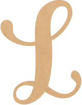 Small Wooden Letters 1 Inch L for Crafts, Unfinished Casking Cream Wood Letter Cutout, Tiny Blank Paintable DIY Shape, Wall Hanging Alphabets NEXTCraft