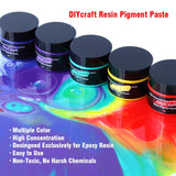 DIYcraft Resin Pigment Paste - Highly Pigmented Paste for Epoxy Resin 50g, Epoxy Resin Supplies for DIY Resin Art Jewelry Making, Concentrated UV DIYcraft