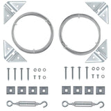 HOME MASTER HARDWARE 2 Pack Anti Sag Gate Kit for Wooden Fence Repair, Zinc Plated Steel, Anti-sag Gate Hardware Kit - Turnbuckle, Hooks, Heavy HOME MASTER HARDWARE