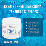 U.S. Art Supply Modeling Paste Acrylic Medium, 500ml Tub U.S. Art Supply