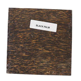 Exotic Black Palm Wood Bowl Blank for Wood Turning, Measuring 6 x 6 x 2 Inches Exotic Wood Zone