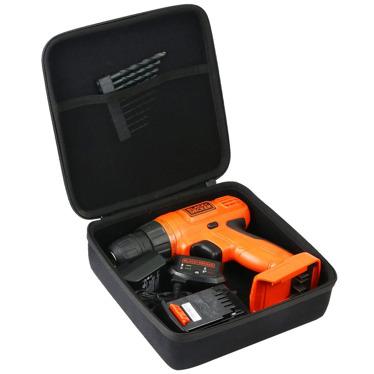 Khanka Hard Storage Case Replacement for BLACK+DECKER LDX120C/LD120VA Cordless Drill/Driver(Only Case） khanka
