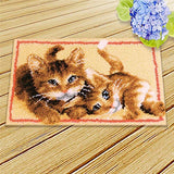 Latch Hook Kit Rug (CAT,21x15 (52X38cm) DL-YTG