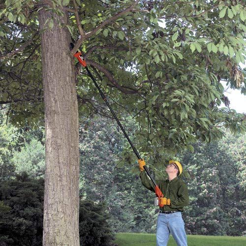 BLACK+DECKER 20V Max Pole Saw for Tree Trimming, Cordless, with Extension up to 14 ft., Bare Tool Only (LPP120B) BLACK+DECKER