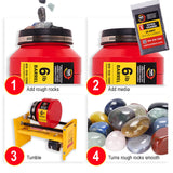 MJR Tumblers Single Barrel Rock Tumbler - Rock Polisher Machine, Tumbling Equipment for Stone, Glass, and Metal Collection, Polishing Tool for Adults MJR Tumblers