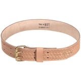 Klein Tools 5415S Tool Belt, Heavy-Duty Leather Work Belt for Contractors, Construction, Carpenters, Electricians, Framers, Ironworkers, Small Klein Tools