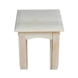 International Concepts 21-Inch Tea Table, Unfinished IC International Concepts