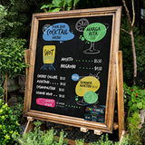 LANA & LUCA Jumbo Liquid Chalk Markers Square Tip - Bold Color Chalk Board Marker for Chalkboards, Windows, Signs, Blackboards - 24 Chalkboard Labels LANA & LUCA