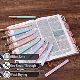 Mr. Pen- Aesthetic Highlighters and Pens No Bleed, 12 Pack, Morandi Color Bible Highlighters for Bibles, Bible Pens Mr. Pen
