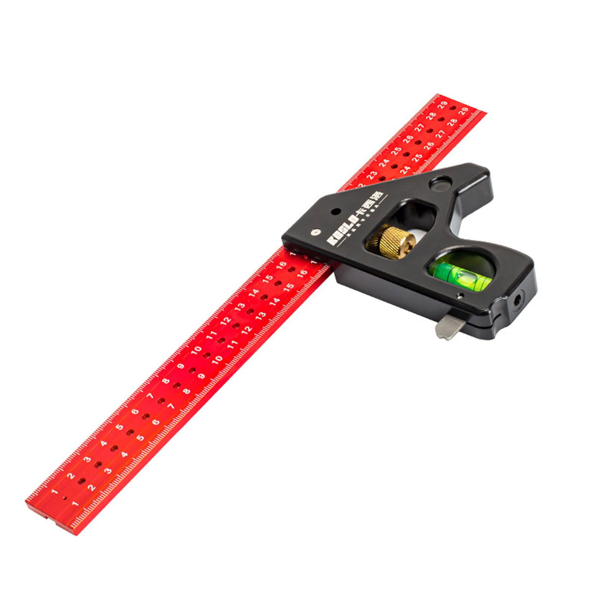 Multifunctional Carpenter's Combination Angles Ruler Metal Measuring Instrument For Accurate 90/45 Degree Angles Durable Combination Square Leimezsty