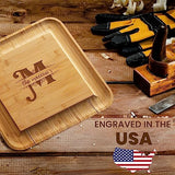 Personalized Cheese Board and Charcuterie Board: Custom Engraved Serving Platter - Unique Valentine's Day Gift, Wedding Gifts, Housewarming Gift Bambüsi