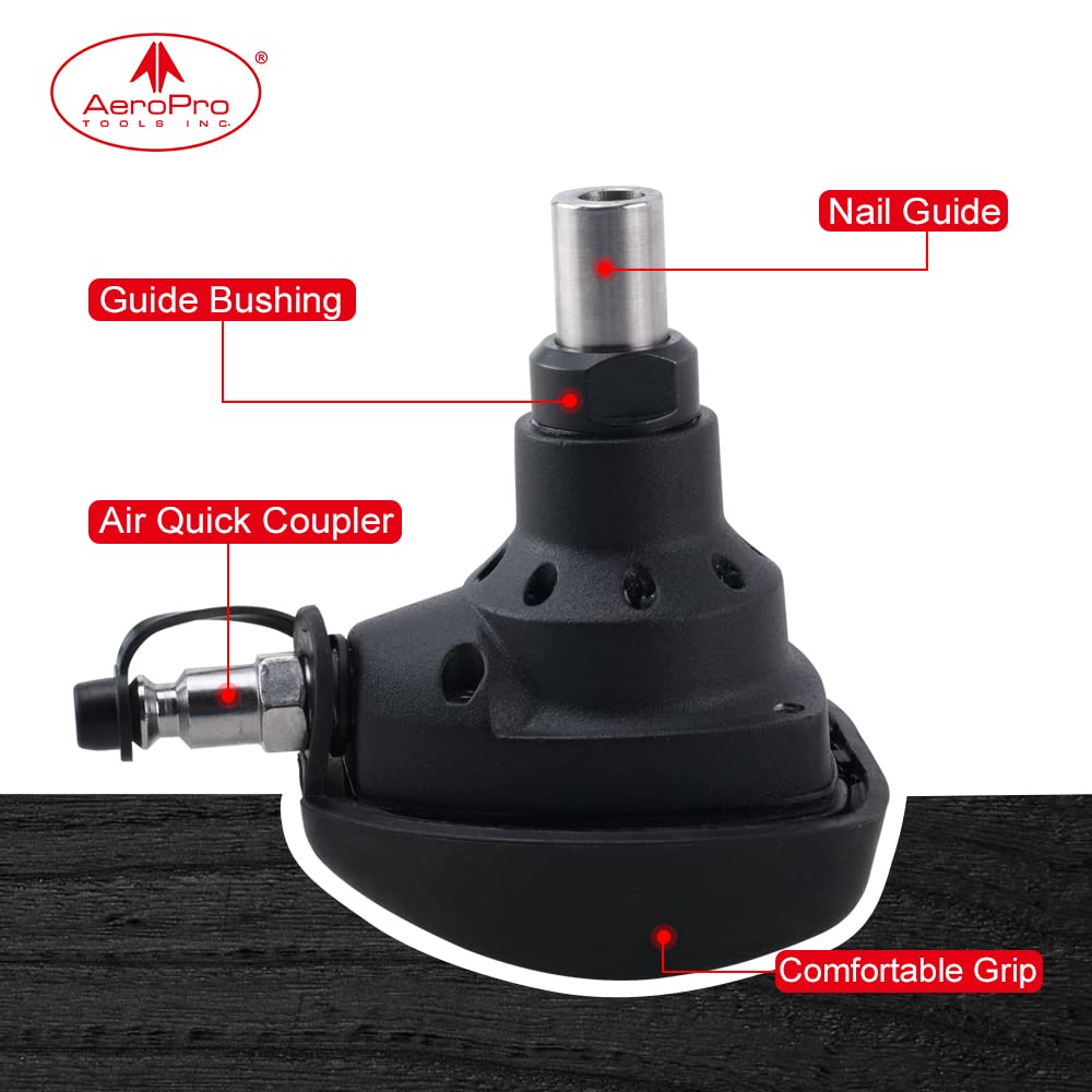 AEROPRO TOOLS Palm Nailer Pneumatic with Magnetic Tip, Joist Hanger Nail Gun, Metal Connector Nailer, Mini Air Palm Nailer, Pneumatic Nail Hammer, AEROPRO TOOLS INC