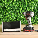 P.I.T. Mini Black Tool Box, Portable 3 Drawer Steel Tool Box with Magnetic Tab Locking, Black Micro Top Chest with Liner for Tools Storage, Home DIY P.I.T.