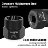 WORKPRO 15 Pieces Impact Bolt & Nut Remover Set, 3/8” Drive Bolt Extractor for Removing Stripped, Damaged, Rounded off and Rusted Bolts & Nuts WORKPRO