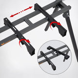 WORKESS Light Weight Universal Miter Saw Stand 330 Lbs Load Capacity Black and Grey WK-MS050B Single Pack WORKESS