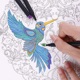 Yansanido 100 Pcs 100 Colors Fine Point Line Drawing Pens, 0.4mm of Pen Point for Painting, School and Office Supplies (100 colors) Yansanido