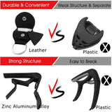 LOMEVE Guitar Accessories Kit Include Acoustic Strings, Tuner, Capo, 3-in-1 Restring Tool, Picks, Pick Holder, Bridge Pins, Nuts & Saddles, Finger LOMEVE