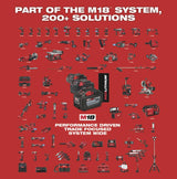 Milwaukee M18 Li-Ion Cordless Compact Electric Drill Driver — Tool Only, 1/2in. Keyless Chuck, 500 In./Lbs. Torque, 1800 RPM Milwaukeey