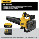 DEWALT 20V MAX* XR Leaf Blower, 125-MPH, 450-CFM (DCBL722P1) DEWALT