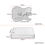 Ogdni Unfinished Guitar Body Mahogany Wood Electric Guitar Replacement DIY Guitar TL Style Ogdni