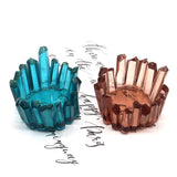 ResinWorld 3 Pack Cylinder Candlestick Epoxy Casting Molds + 2 Pack Crystal Shape Tea Light Candle Holder Molds ResinWorld