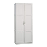 Sauder Select Storage Pantry cabinets, L: 29.69" x W: 16.34" x H: 70.10", White finish Sauder