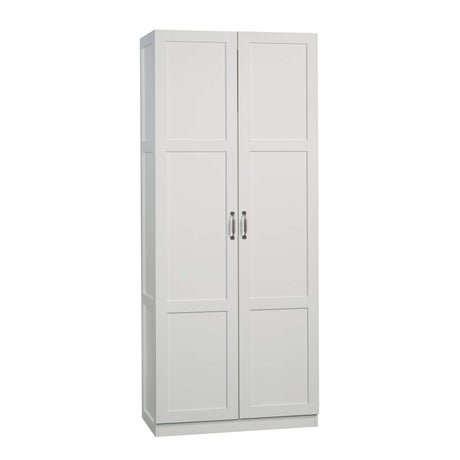 Sauder Select Storage Pantry cabinets, L: 29.69" x W: 16.34" x H: 70.10", White finish Sauder