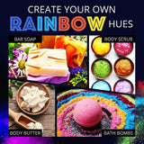 Craft Resin Mica Powder 26 Solid Colors, 4 Neon Glow for Epoxy Resin - 100% Natural, Cosmetic-Grade Resin Color Pigment Powder for Epoxy Resin DIY WoodArtSupply